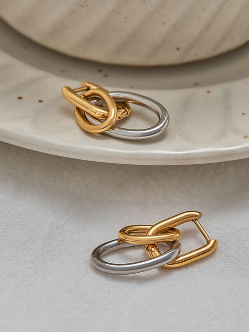 The Willow Hoops — Two-Tone Interlocked