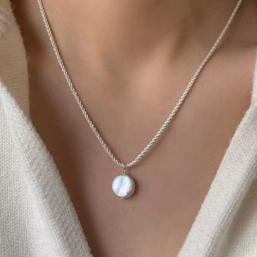 The Willow Necklace — Pearl Pendant