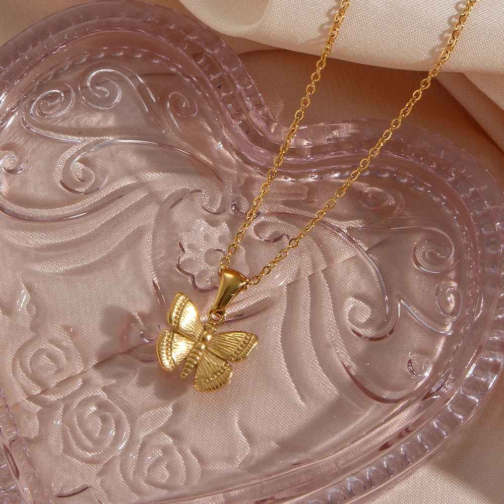 Butterfly Pendant Necklace