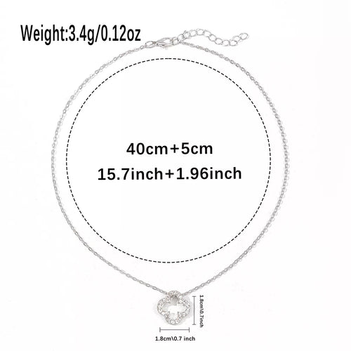 The Willow Necklace — Clover Pendant