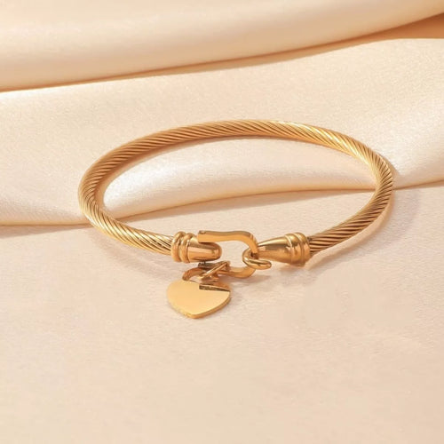 The Willow Jewelry Set — Heart Earrings & Bracelet