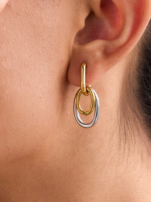 The Willow Hoops — Two-Tone Interlocked